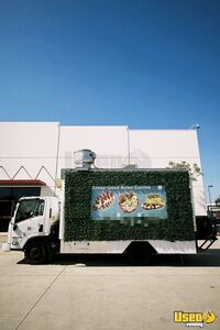2008 Box Truck All-purpose Food Truck Stainless Steel Wall Covers California Gas Engine for Sale