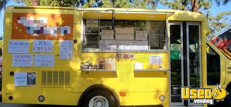 2008 Bu Ice Cream Truck California Gas Engine for Sale