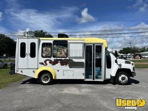 2008 C4500 All-purpose Food Truck Stainless Steel Wall Covers Florida Diesel Engine for Sale