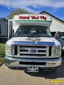 2008 E350 All-purpose Food Truck Stainless Steel Wall Covers Kansas Gas Engine for Sale