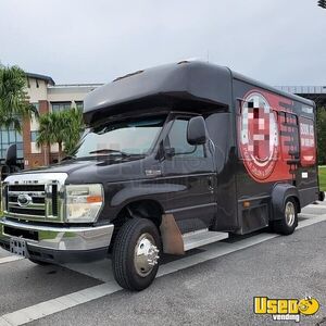 2008 E350 Mobile Barbershop Truck Mobile Hair & Nail Salon Truck Florida Gas Engine for Sale