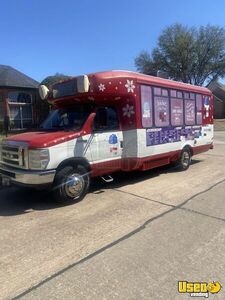 2008 E350 Snowball Truck Stainless Steel Wall Covers Texas Gas Engine for Sale