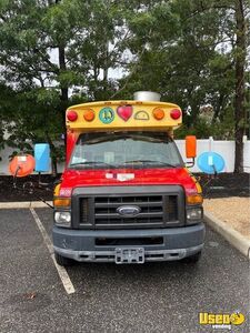 2008 F-350 Kitchen Food Truck All-purpose Food Truck Diamond Plated Aluminum Flooring New York Gas Engine for Sale