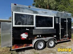 Like New - 2008 7' x 17' Continental Cargo Kitchen Food Trailer | Concession Trailer for Sale in Florida!