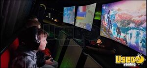 2008 Mobile Video Game Bus Party / Gaming Trailer Multiple Tvs Illinois Diesel Engine for Sale
