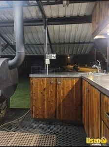 2008 Open Barbecue Trailer Open Bbq Smoker Trailer Interior Lighting Texas for Sale