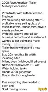 2008 Pace American Pizza Trailer Surveillance Cameras British Columbia for Sale