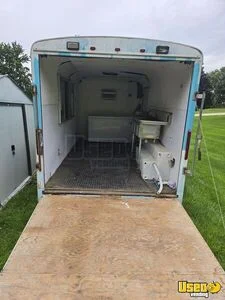 2008 Shaved Ice Trailer Concession Trailer Hand-washing Sink Illinois for Sale
