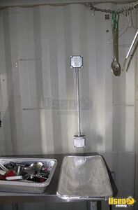 2008 Shipping Container Food Concession Trailer Kitchen Food Trailer Fryer Kansas for Sale