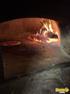2009 1030c Wood-fired Brick Oven Pizza Trailer Pizza Trailer Cabinets California for Sale