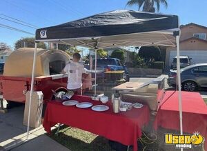 2009 1030c Wood-fired Brick Oven Pizza Trailer Pizza Trailer Spare Tire California for Sale