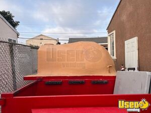 2009 1030c Wood-fired Brick Oven Pizza Trailer Pizza Trailer Work Table California for Sale