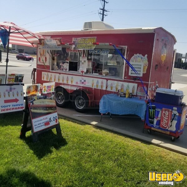 2009 6x14sddt Ice Cream Concession Trailer Ice Cream Trailer California for Sale