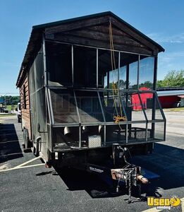 2009 Barbecue Food Trailer Barbecue Food Trailer Cabinets Oklahoma for Sale