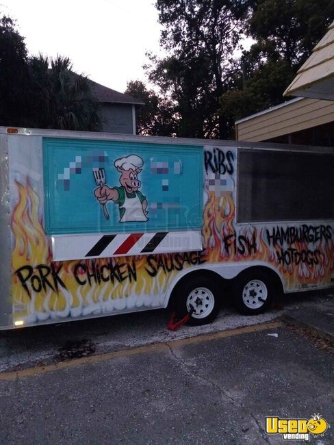 2009 Barbecue Food Trailer Barbecue Food Trailer Florida for Sale