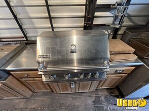 2009 Barbecue Trailer Barbecue Food Trailer Work Table Texas for Sale