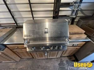 2009 Barbecue Trailer Barbecue Food Trailer Work Table Texas for Sale
