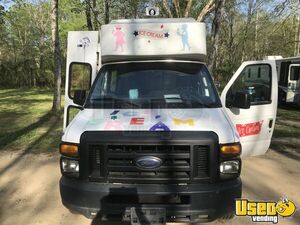 2009 E-350 Ice Cream Truck Concession Window North Carolina Gas Engine for Sale