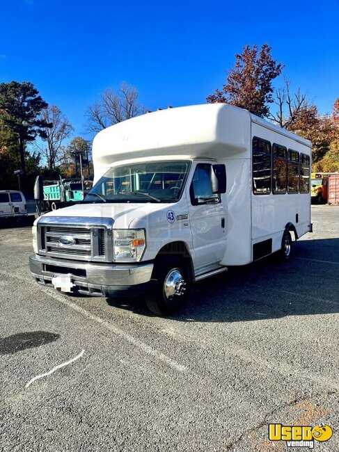 2009 E-350 Shuttle Bus Maryland Gas Engine for Sale