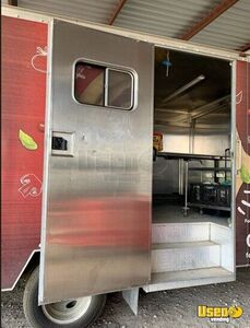 2009 E350 Pizza Food Truck Diamond Plated Aluminum Flooring Texas for Sale