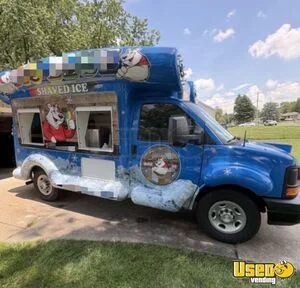2009 10' Chevrolet Express Shaved Ice Truck Snowball Concession Unit for Sale in Illinois!