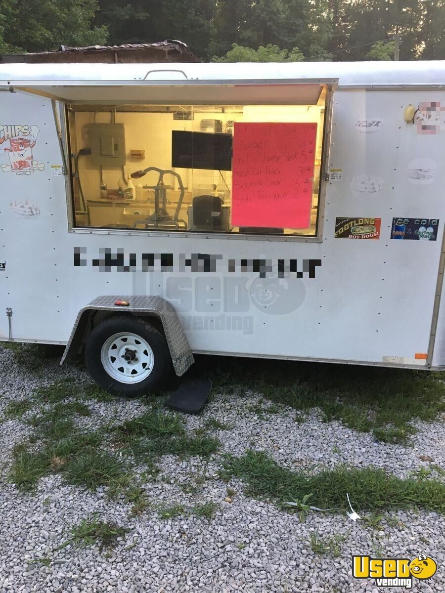 7' x 12' Food Concession Trailer Used Concession Trailer for Sale in