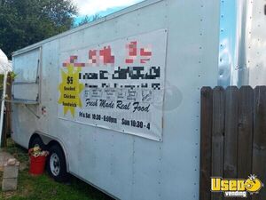 2009 Kitchen Food Trailer With Open Bbq Smoker Trailer Kitchen Food Trailer Air Conditioning Florida for Sale