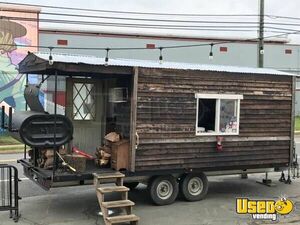 201 Barbecue Concession Trailer Barbecue Food Trailer Air Conditioning Virginia for Sale