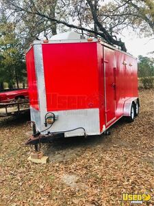 2010 7x16ta2 Food Concession Trailer Concession Trailer Cabinets Texas for Sale