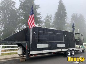 2010 Barbecue Food Trailer Air Conditioning Oregon Diesel Engine for Sale