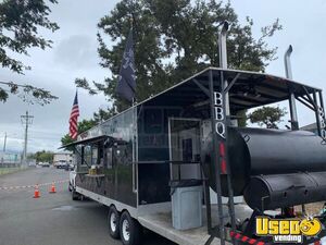 2010 Barbecue Food Trailer Concession Window Oregon Diesel Engine for Sale