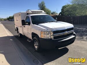 2010 Chevy 2500hd/ Hotshot Bed Lunch Serving Food Truck Arizona Gas Engine for Sale