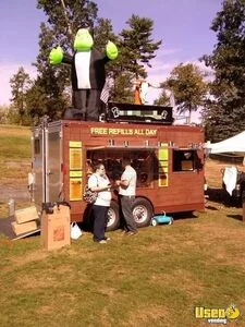 2010 Custom Beverage Trailer Beverage - Coffee Trailer Concession Window Ontario for Sale