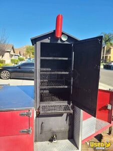2010 Custom Open Bbq Smoker Trailer Open Bbq Smoker Trailer Hand-washing Sink California for Sale