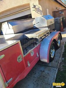 2010 Custom Open Bbq Smoker Trailer Open Bbq Smoker Trailer Stovetop California for Sale