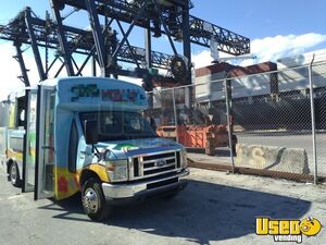 2010 E350 All-purpose Food Truck Refrigerator Florida Gas Engine for Sale