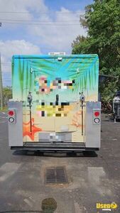 2010 E450 All-purpose Food Truck Diamond Plated Aluminum Flooring Florida Gas Engine for Sale