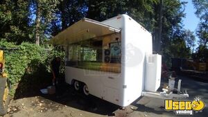 2010 Food Concession Trailer Kitchen Food Trailer Diamond Plated Aluminum Flooring New York for Sale