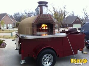 2010 Forno Bravo Mobile Pizza Oven Custom Built Kitchen Food Trailer Oklahoma for Sale