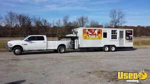 2010 Gooseneck Food Concession Trailer Kitchen Food Trailer Air Conditioning Tennessee for Sale