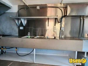 2010 Kitchen Trailer Kitchen Food Trailer Diamond Plated Aluminum Flooring Texas for Sale
