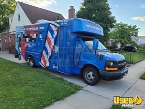 2010 Silverado 3500 Mobile Barbershop Truck Mobile Hair Salon Truck Concession Window New York Gas Engine for Sale