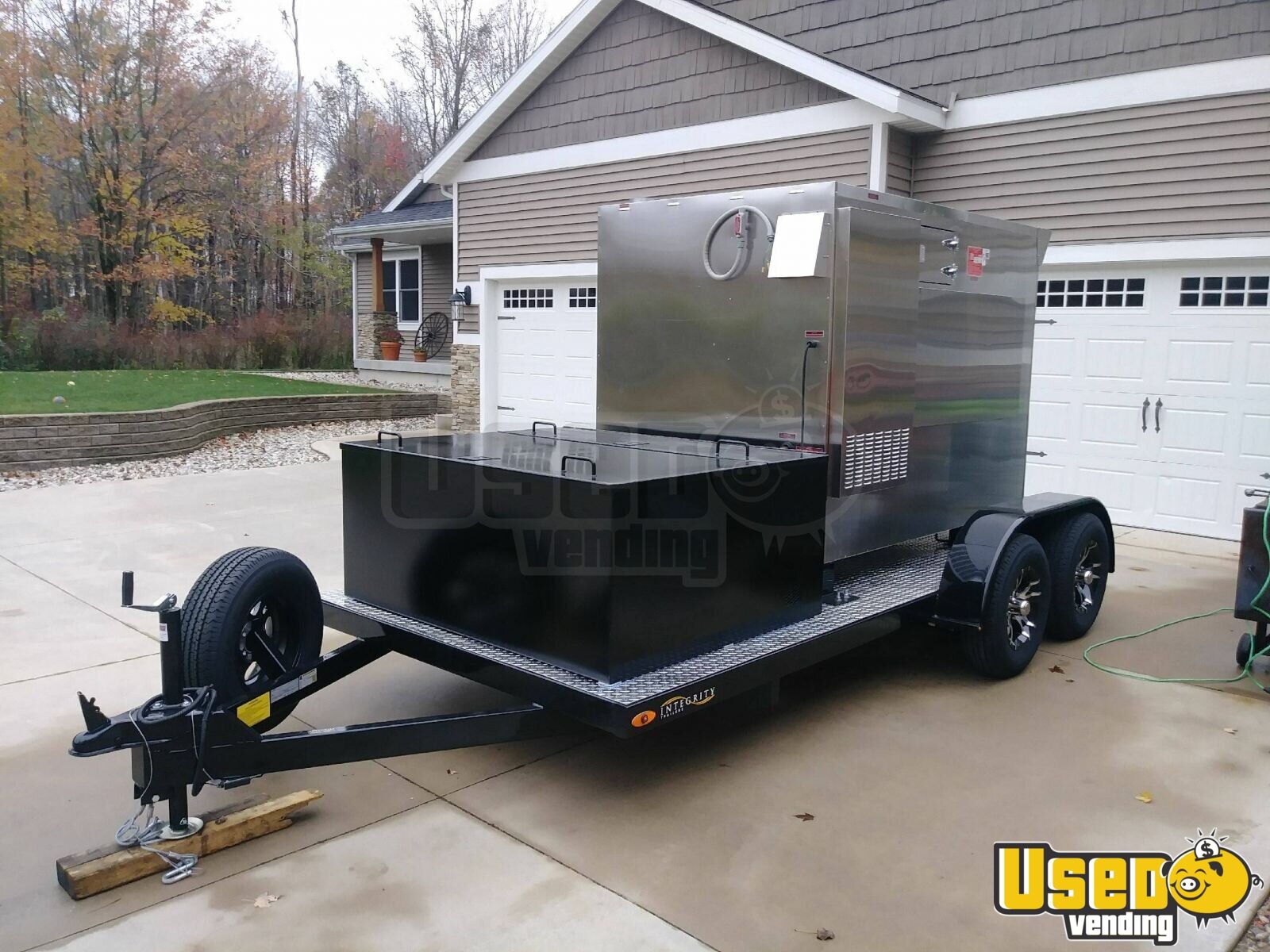2010 BBQ Smoker Used BBQ Smoker with Trailer for Sale in Michigan
