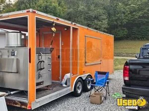 2011 Barbecue Trailer Barbecue Food Trailer Air Conditioning Ohio for Sale