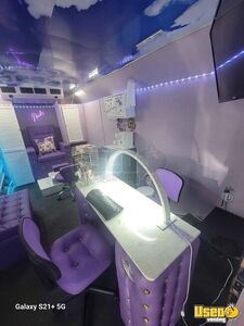 2011 E350 Mobile Hair & Nail Salon Truck Interior Lighting Florida Gas Engine for Sale