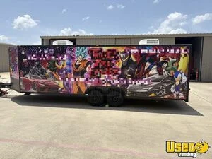 2011 Enclosed Trailer Party / Gaming Trailer Cabinets Texas for Sale