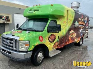 2011 F450 Kitchen Food Truck All-purpose Food Truck Exterior Customer Counter Florida Gas Engine for Sale