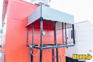 2011 Food Concession Trailer Kitchen Food Trailer Diamond Plated Aluminum Flooring Texas for Sale