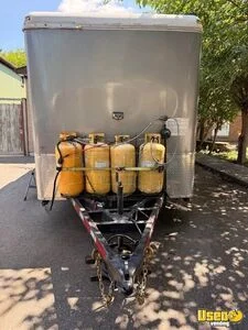 2011 Kitchen Food Trailer Diamond Plated Aluminum Flooring Ontario for Sale