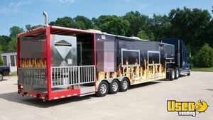 2012 2012 Custom Mobile Designs Llc Barbecue Food Trailer Air Conditioning Tennessee for Sale